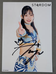天咲光由 直筆サイン入り スターダムポートレート(K-9) – 闘道館