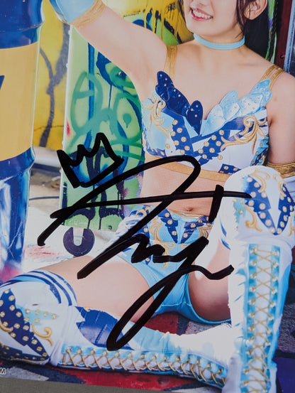 Miyu Amasaki  hand signed autograph  Stardom Pro-Photo  (L-1)