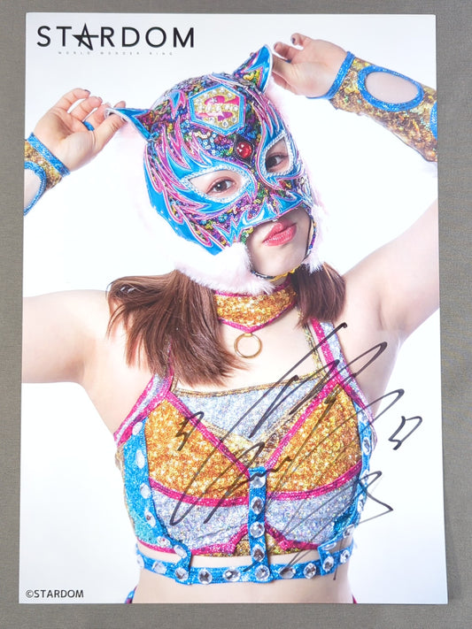 STARLIGHT KID  hand signed autograph  Starda Mu Pro-Photo (H-1)