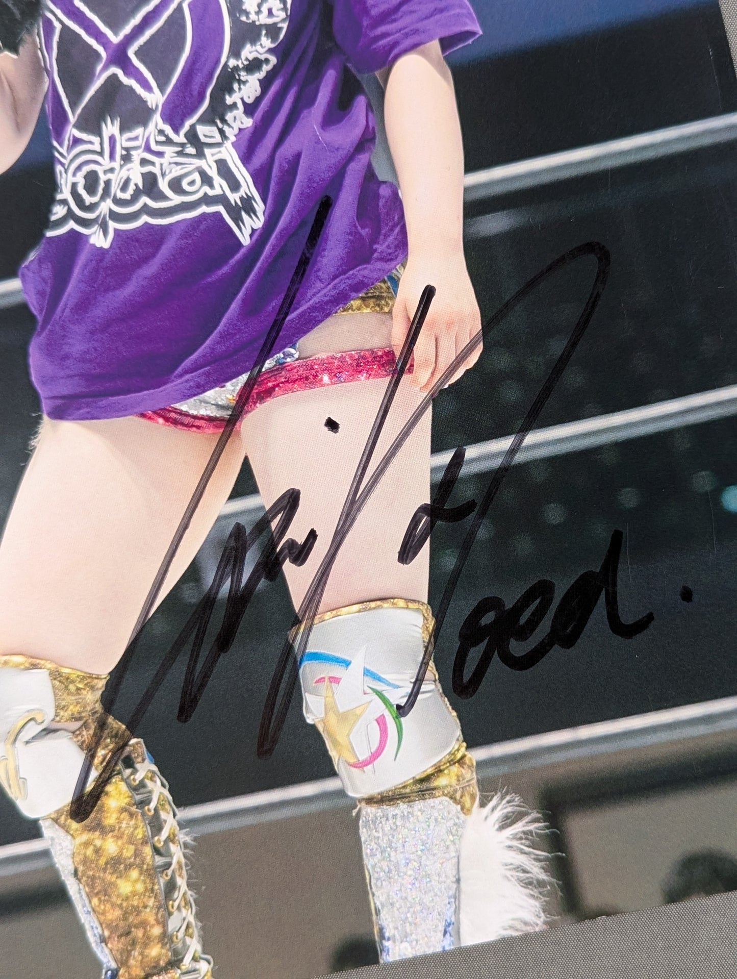 STARLIGHT KID  hand signed autograph  Starda Mu Pro-Photo (H-3)