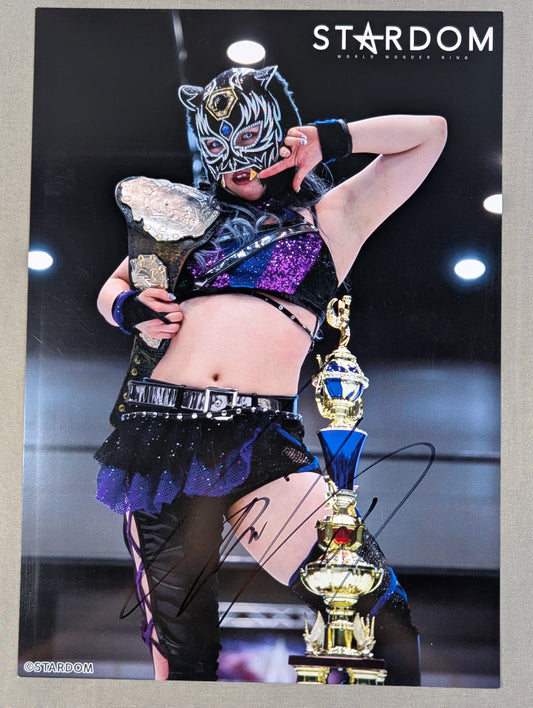STARLIGHT KID  hand signed autograph  Starda Mu Pro-Photo (H-4)