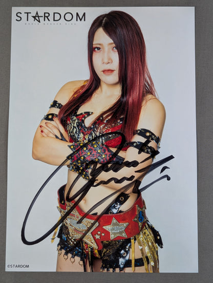 Utami Hayashishita  hand signed autograph  Starda Mu Pro-Photo (W-9)