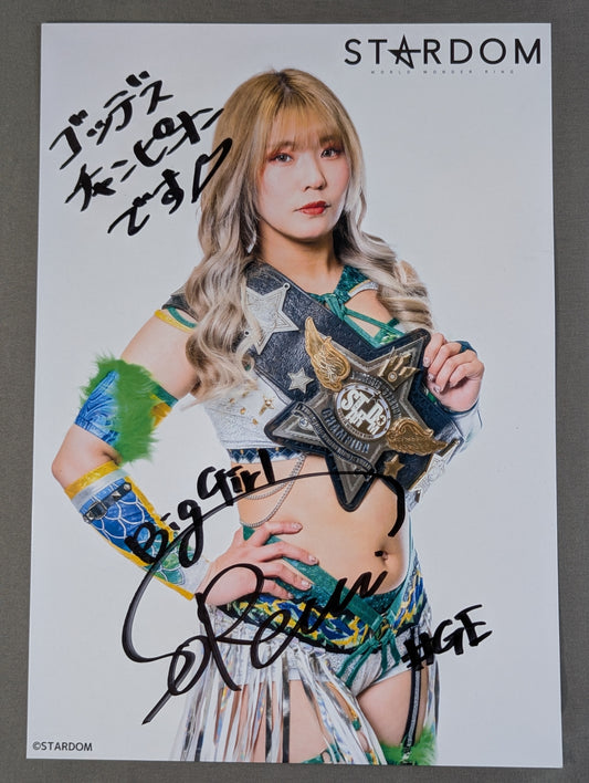 Ami Sohrei  hand signed autograph  Starda Mu Pro-Photo (E-9)