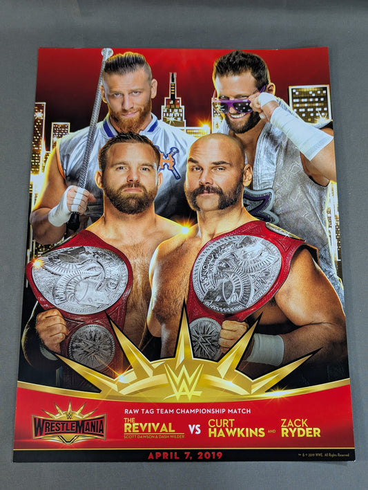 WWEロウタッグ王座戦 WRESTLEMANIA35 マッチカード