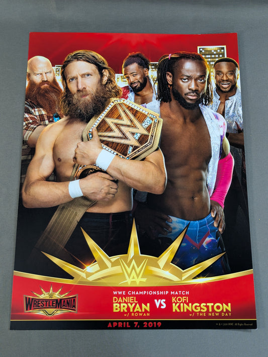 ダニエル・ブライアンvsコフィ・キングストン WRESTLEMANIA35 マッチカード
