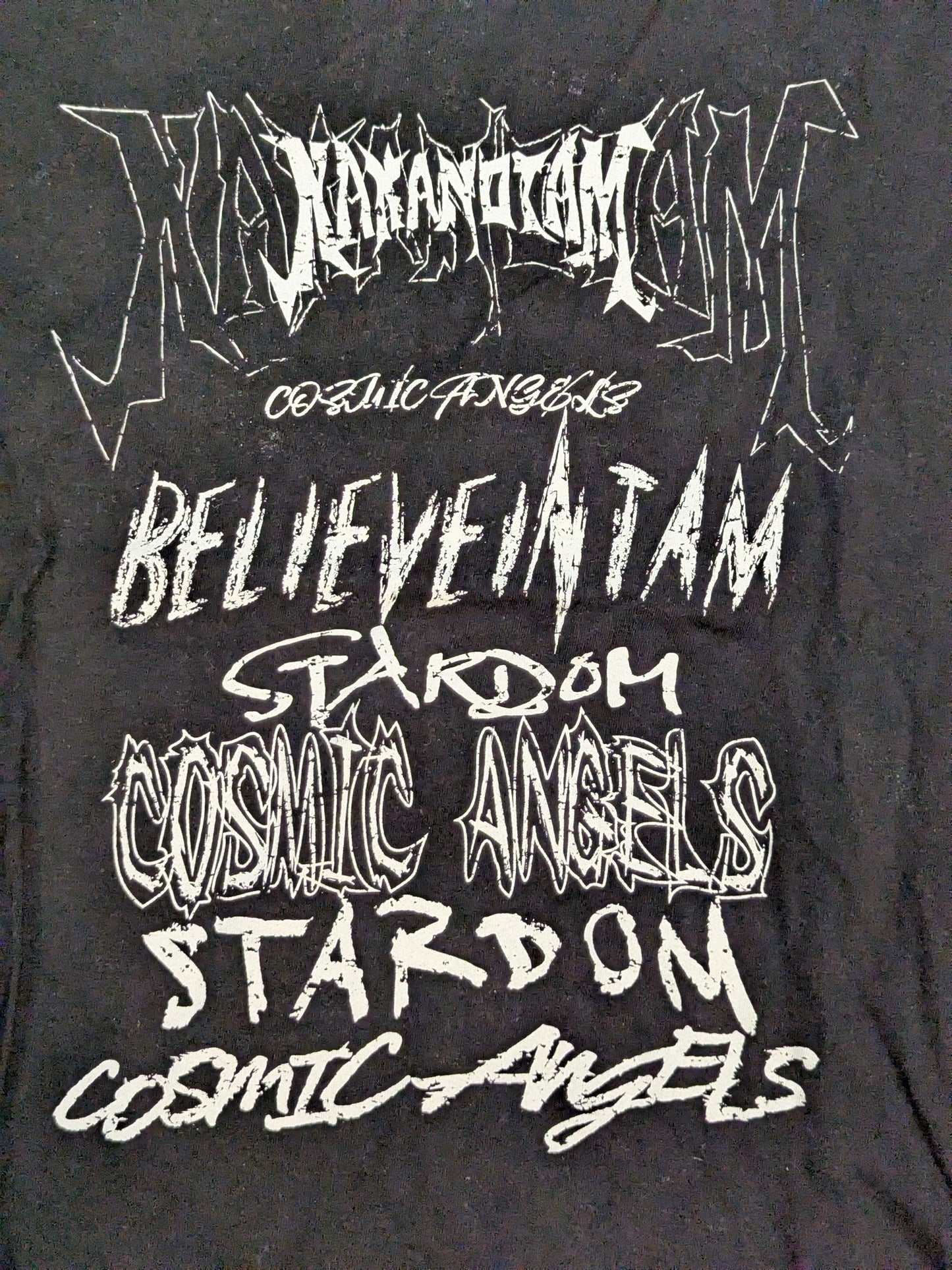 中野たむ「BELIEVE IN TAM」Tシャツ(2024)