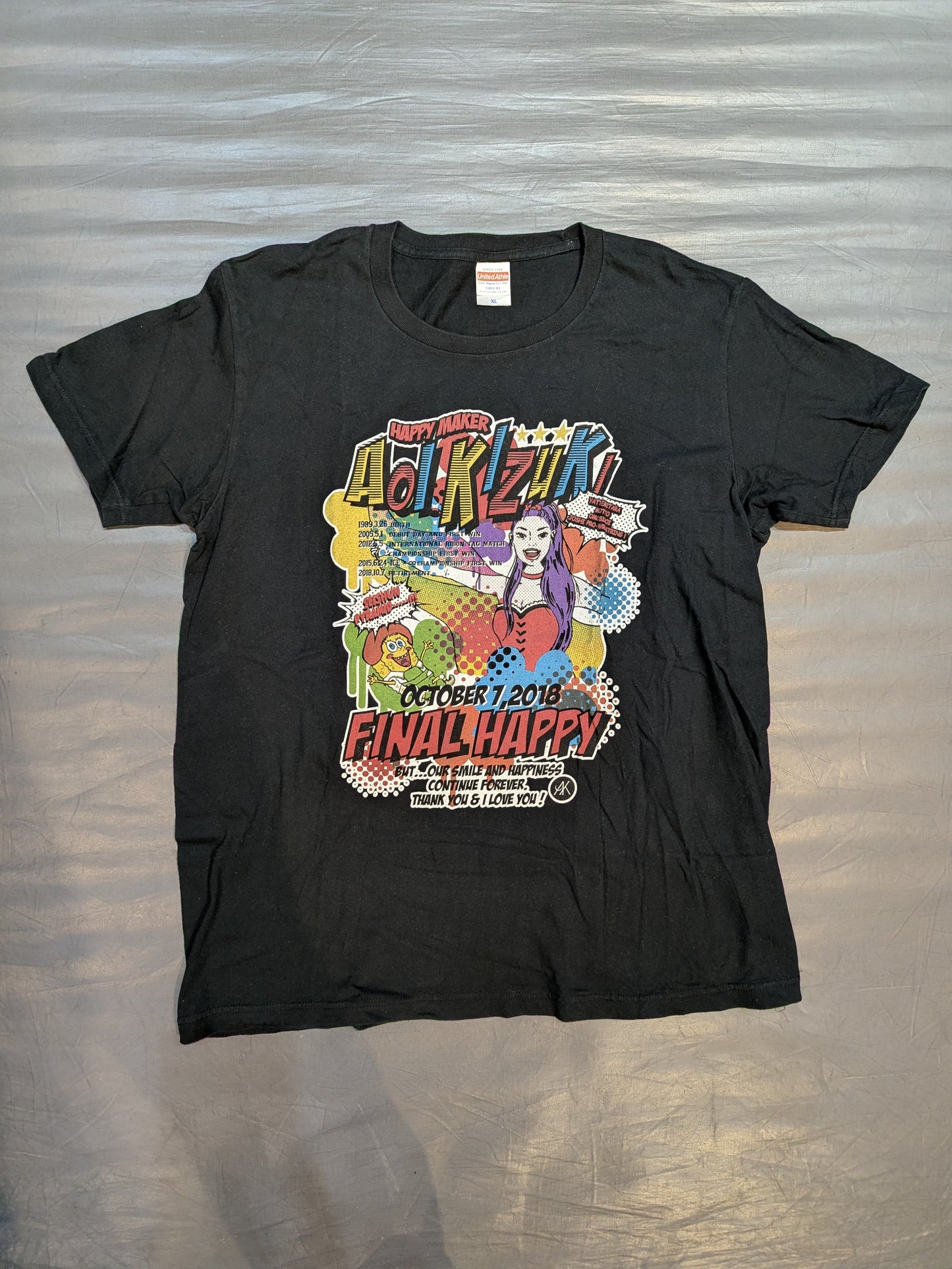 希月あおい「HAPPY MAKER AOI KIZUKI」Tシャツ