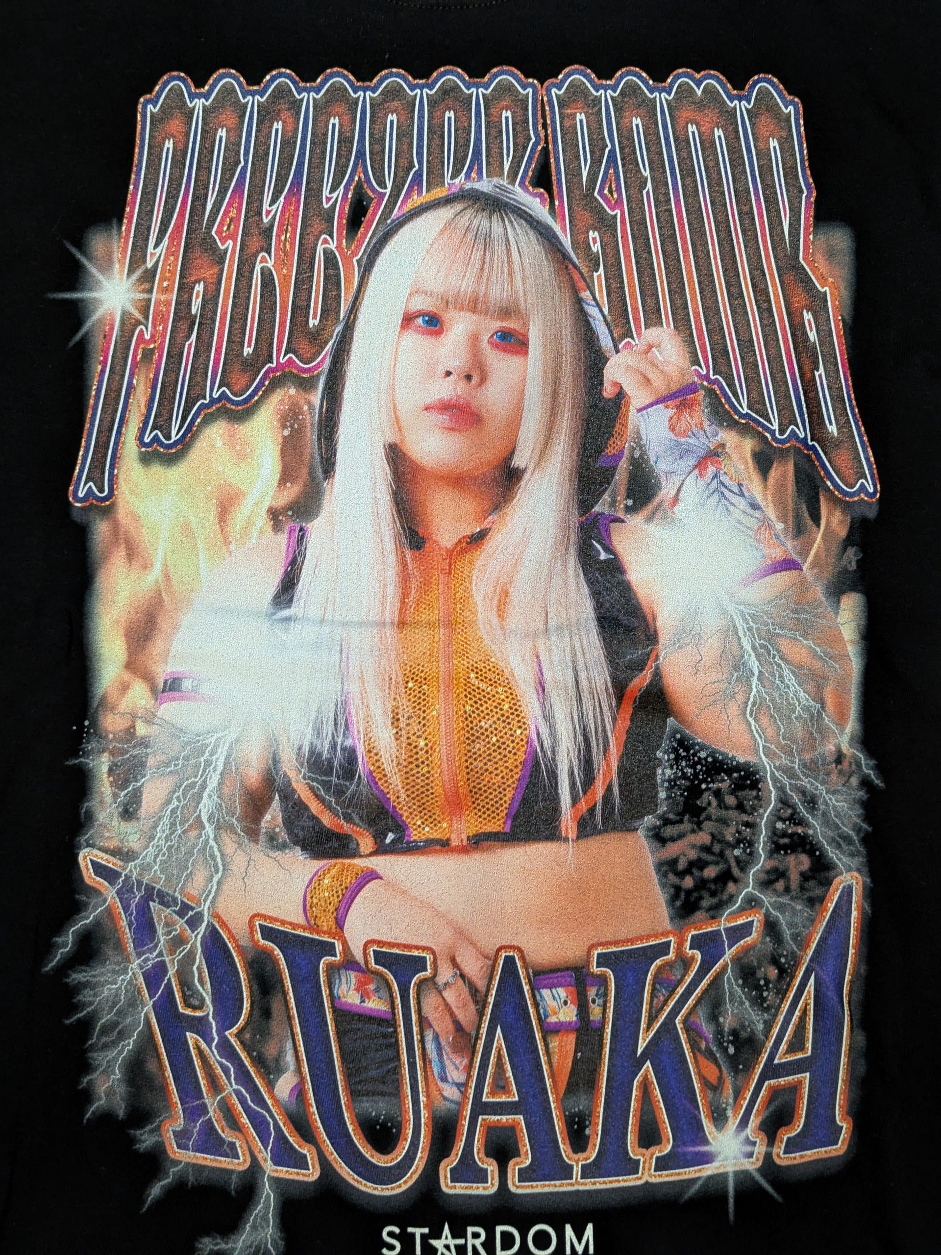 STARDOM スターダム 琉悪夏 ラップTシャツ2024 Mサイズ 琉悪夏 ラップTシャツ(2024) – 闘道館