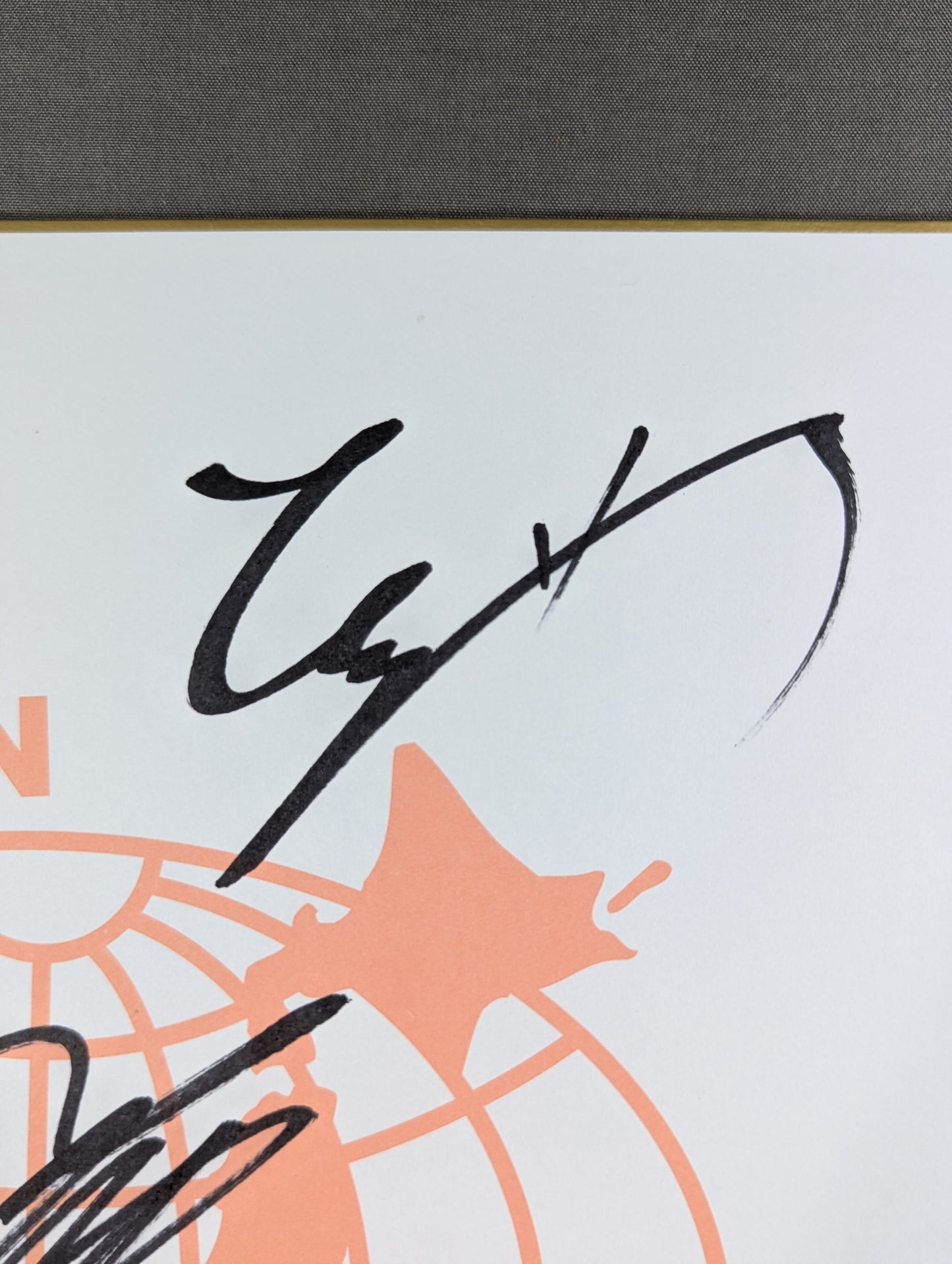 Seiya Sanada & Manabu Soya & SUWAMA & Ryota Hama & Masayuki Kono (All Japan Pro Wrestling Exclusive Shikishi (Autograph board) ・Sticker attached)