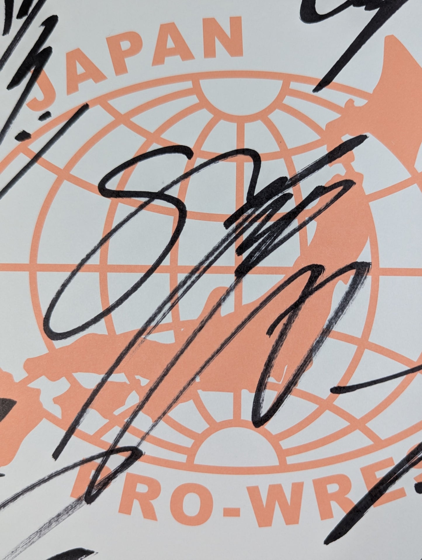 Seiya Sanada & Manabu Soya & SUWAMA & Ryota Hama & Masayuki Kono (All Japan Pro Wrestling Exclusive Shikishi (Autograph board) ・Sticker attached)