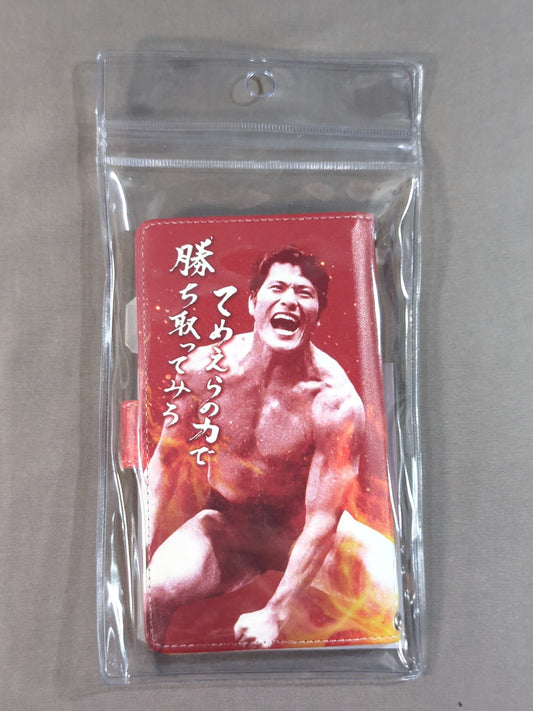 Antonio Inoki  Smartphone Case Multi-Type B (Red)