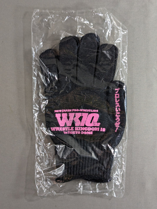 Wrestle Kingdom 10 Gloves (Black×Pink)
