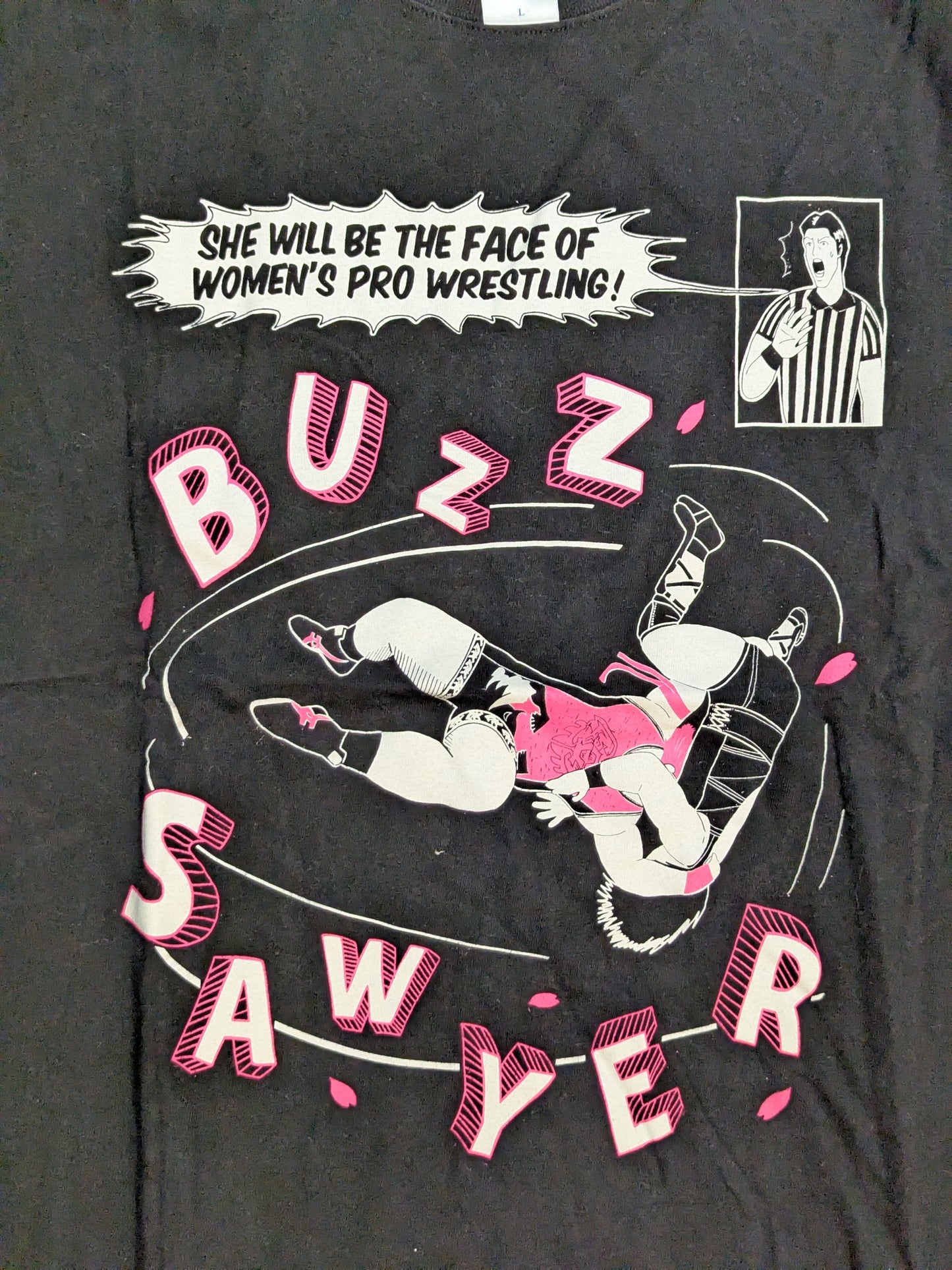 Chihiro Hashimoto  "BUZZSAWYER" Illustration T-Shirt
