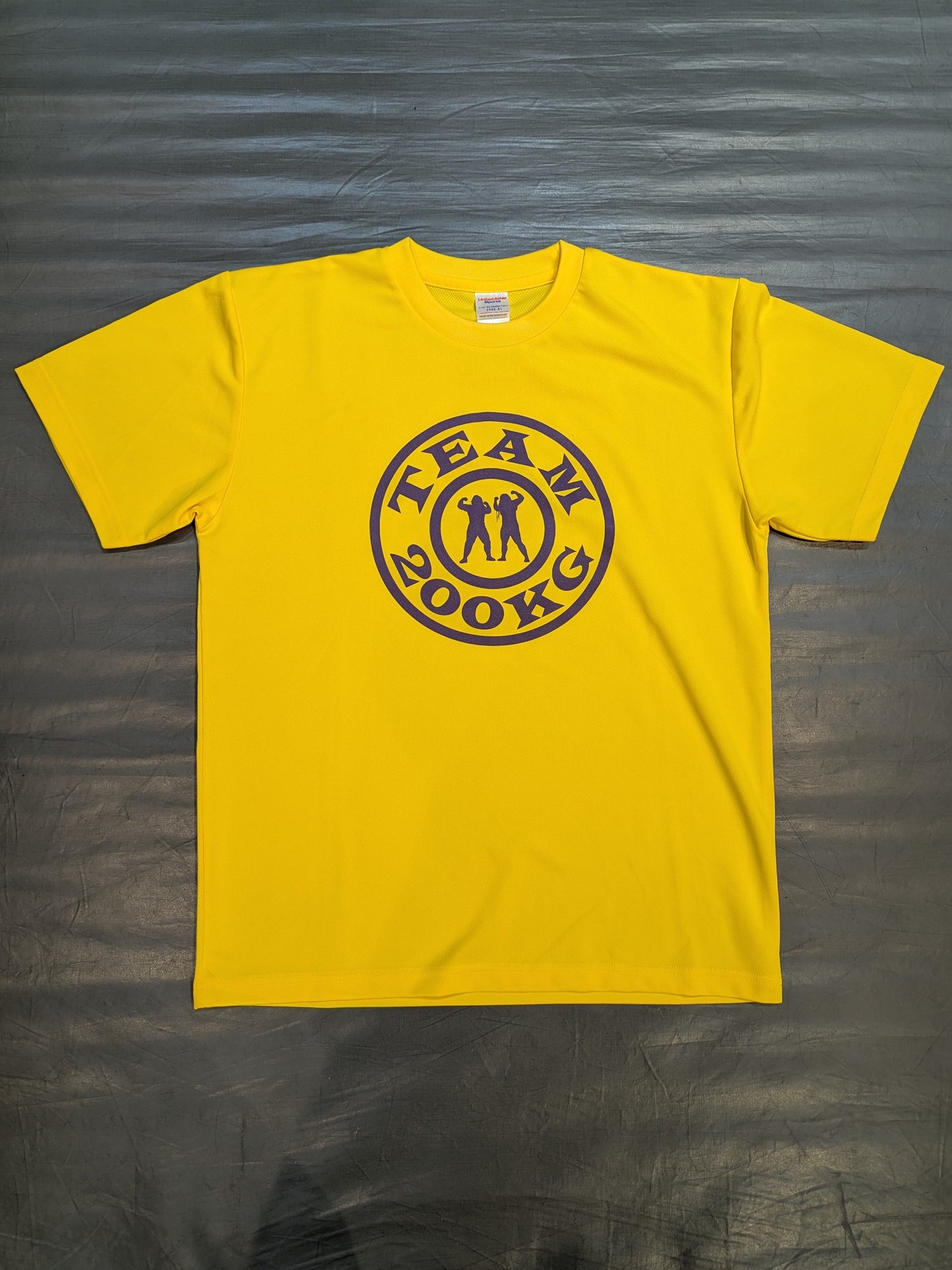 チーム200キロ ドライTシャツ(イエロー)