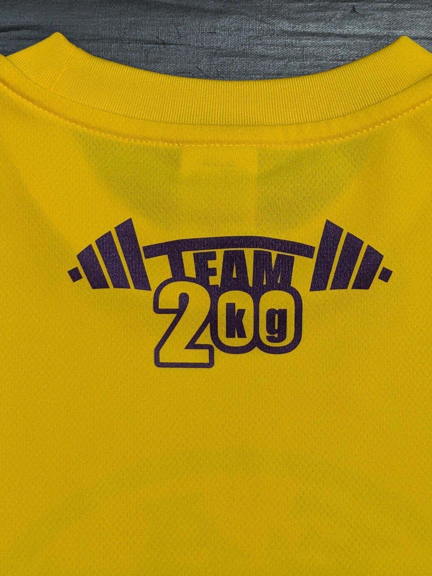 チーム200キロ ドライTシャツ(イエロー)