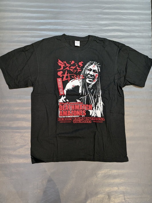 Rina Yamashita  "Deathmatch Amazones: American Deathmatch" T-shirt