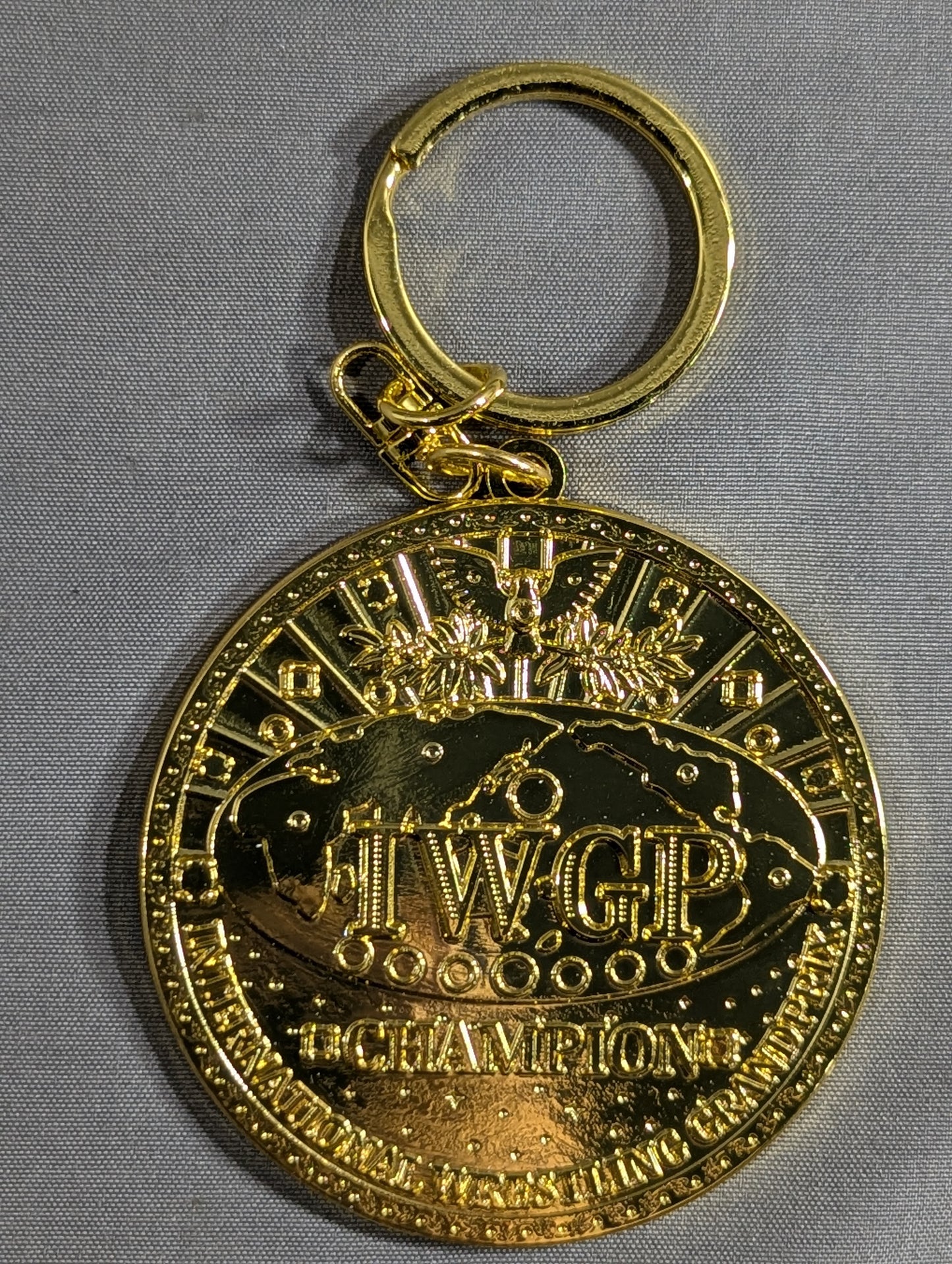 First IWGP Heavyweight Championship Belt Metal Keychain