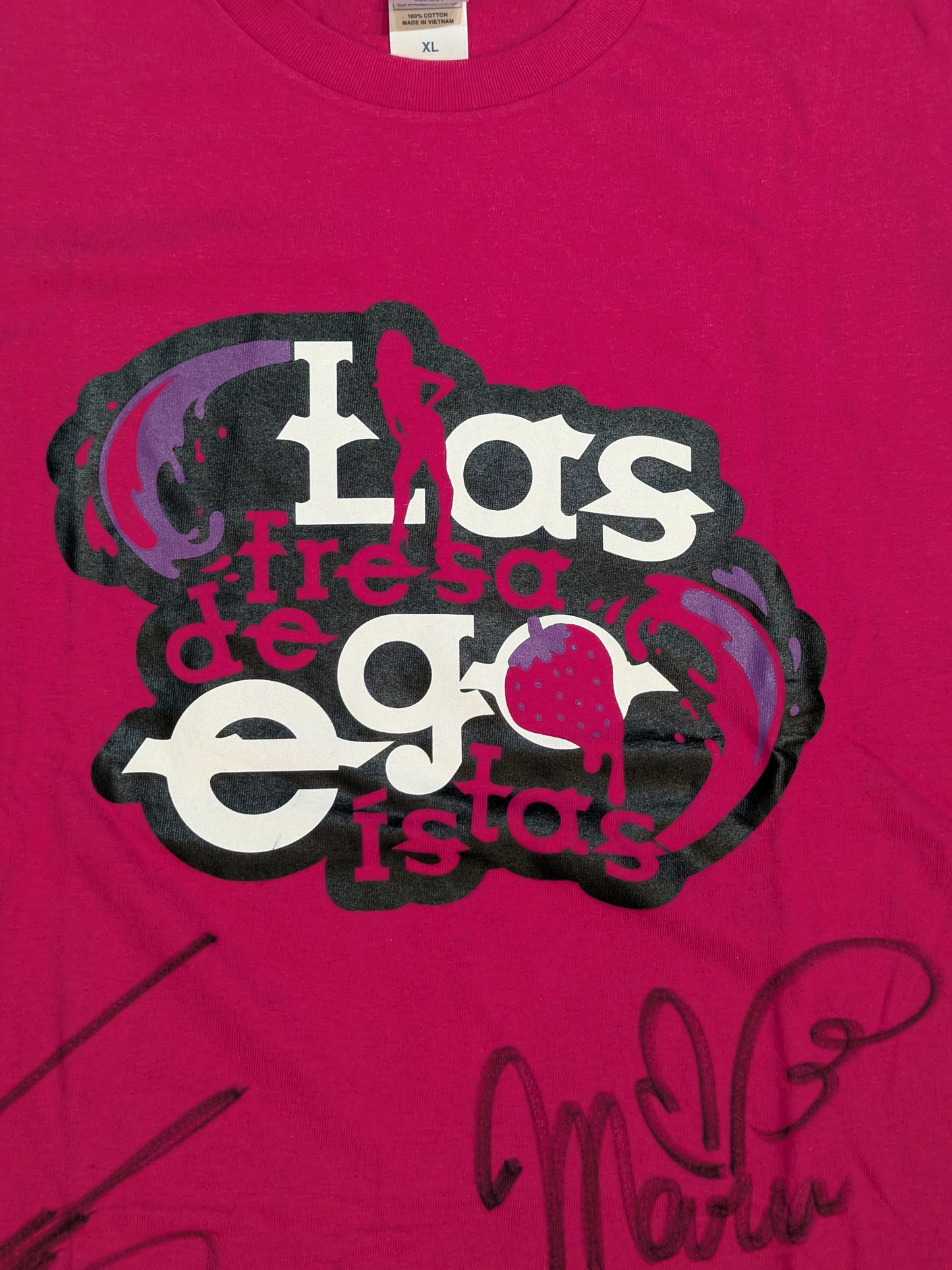 【4選手直筆サイン入り】Las Fresa de Egoistas Tシャツ