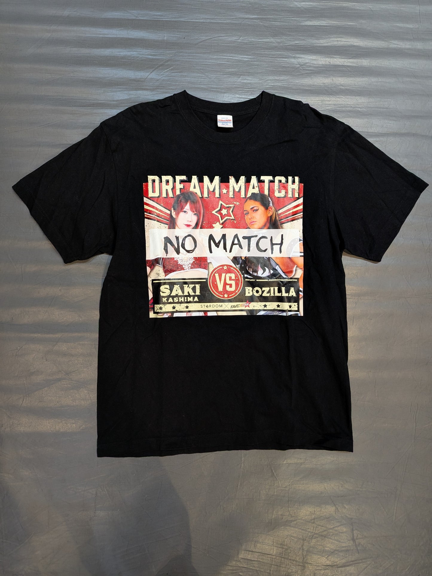Saki Kashima vs. Bojira "NO MATCH" Dream Match T-Shirt (2022)