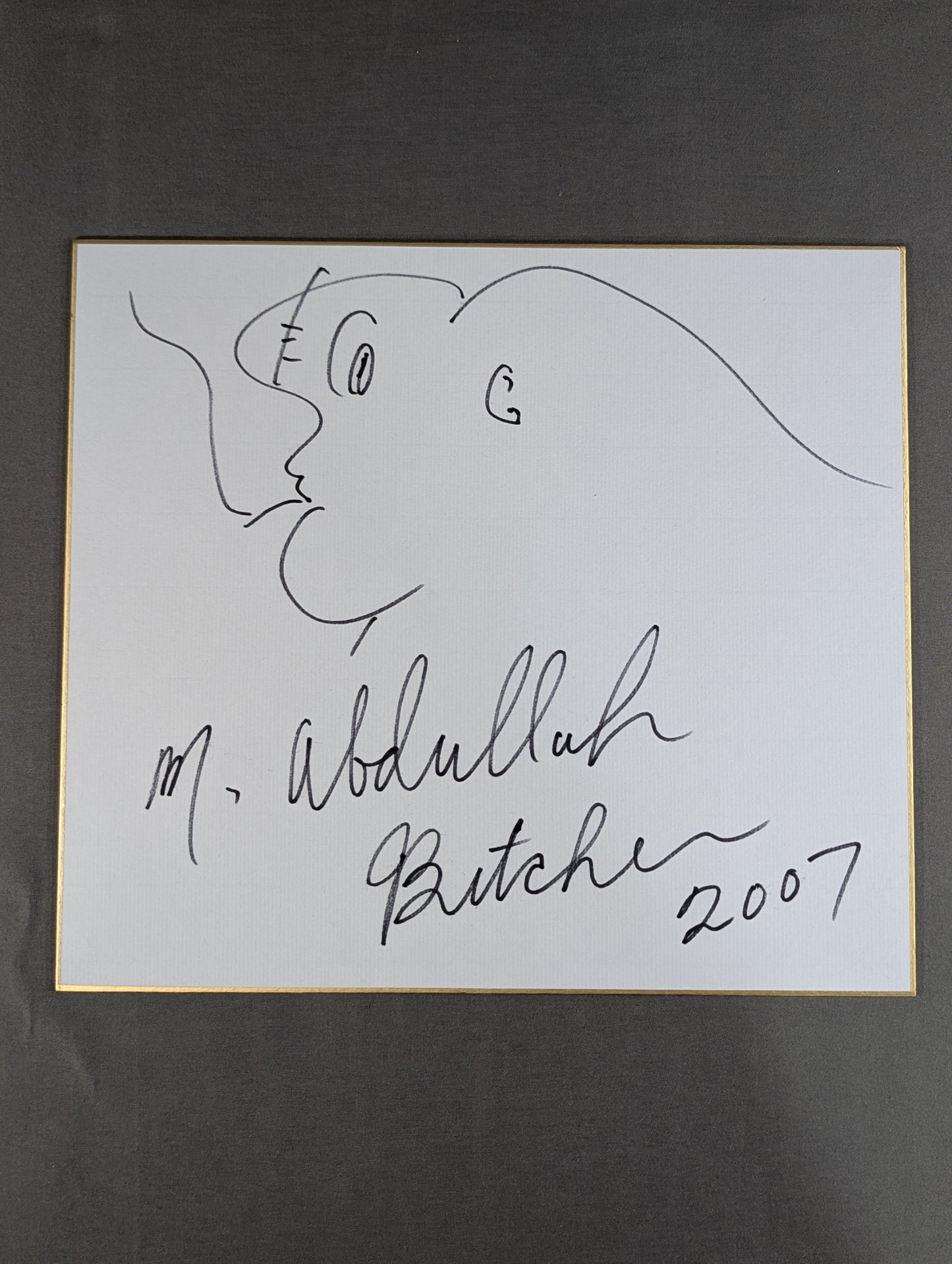 Abdullah the Butcher (caricature)