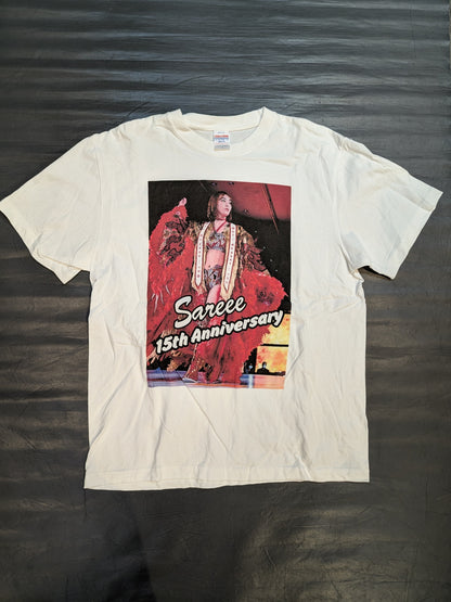 Sareee「15周年記念」Tシャツ(ホワイト)