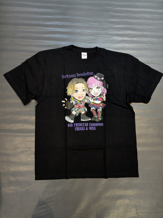 松井珠紗＆CHIAKI イラストTシャツ