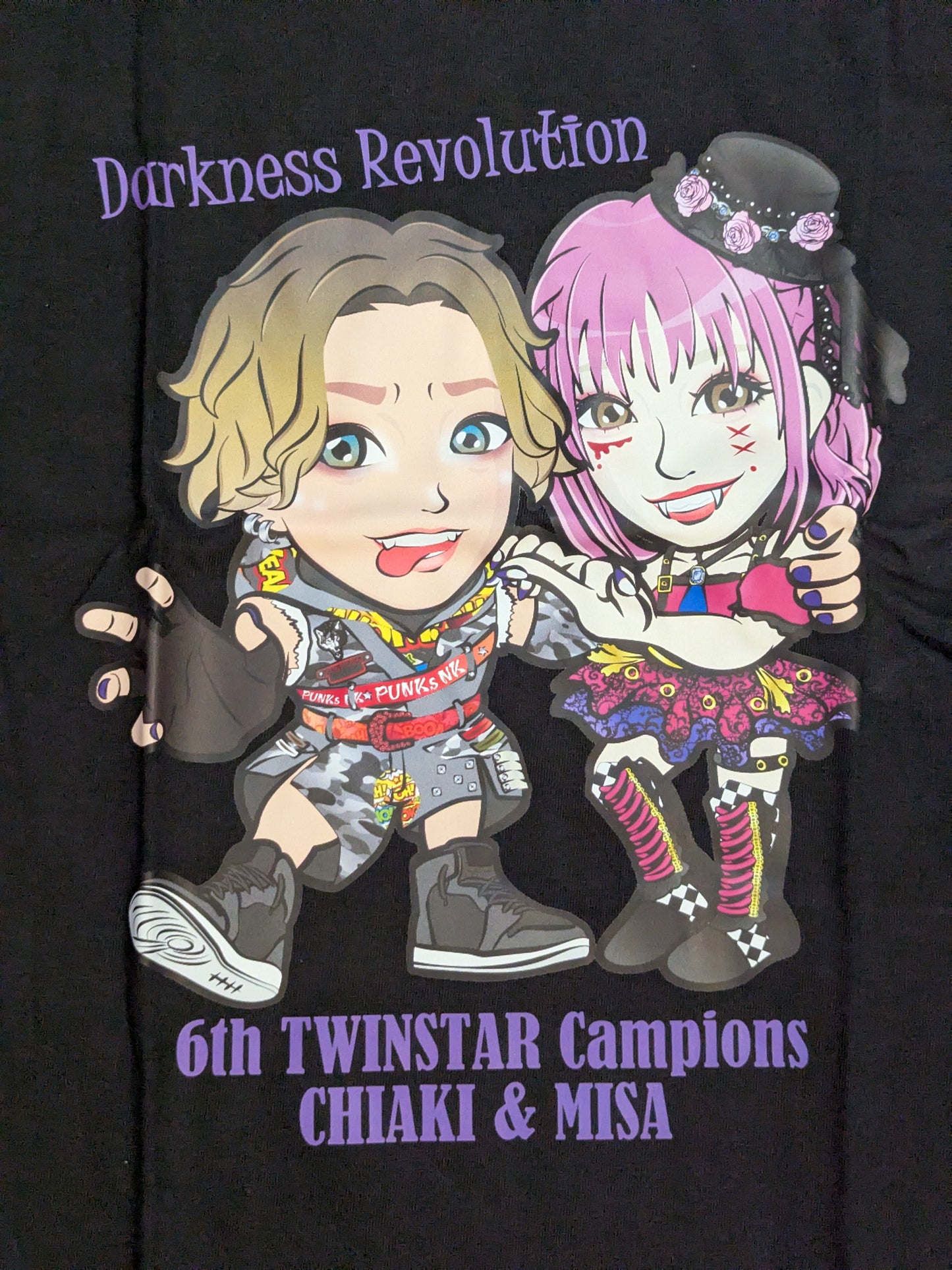 松井珠紗＆CHIAKI イラストTシャツ
