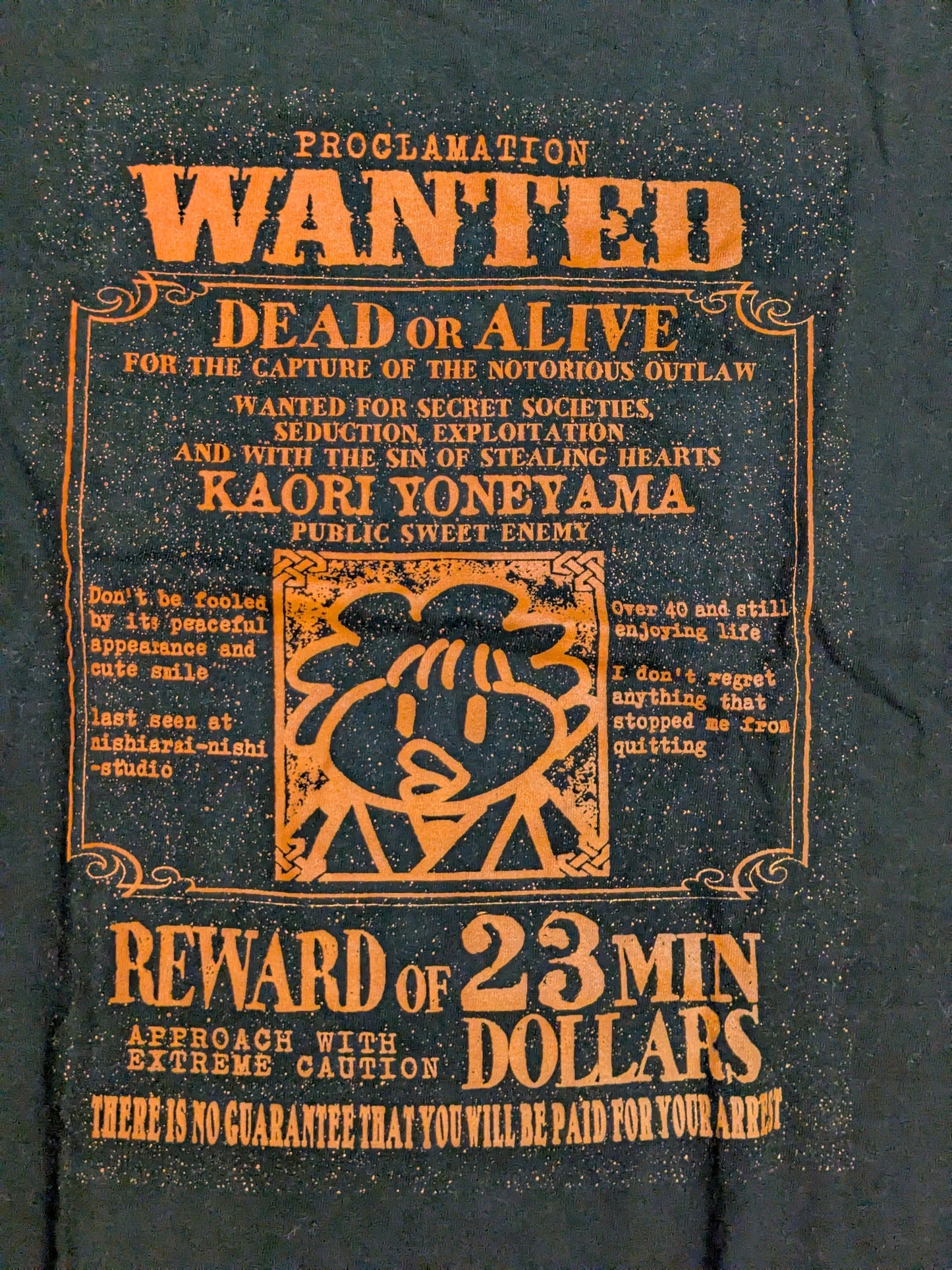 Kaori Yoneyama "WANTED" T-shirt