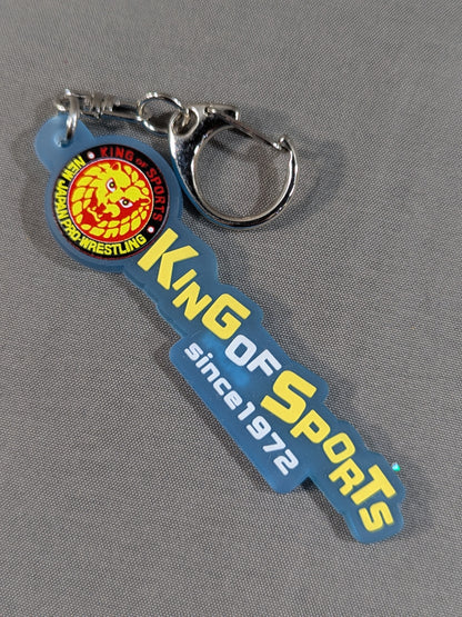 New Japan Pro Wrestling  "KING OF SPORTS" Decisive Line Rubber Keychain