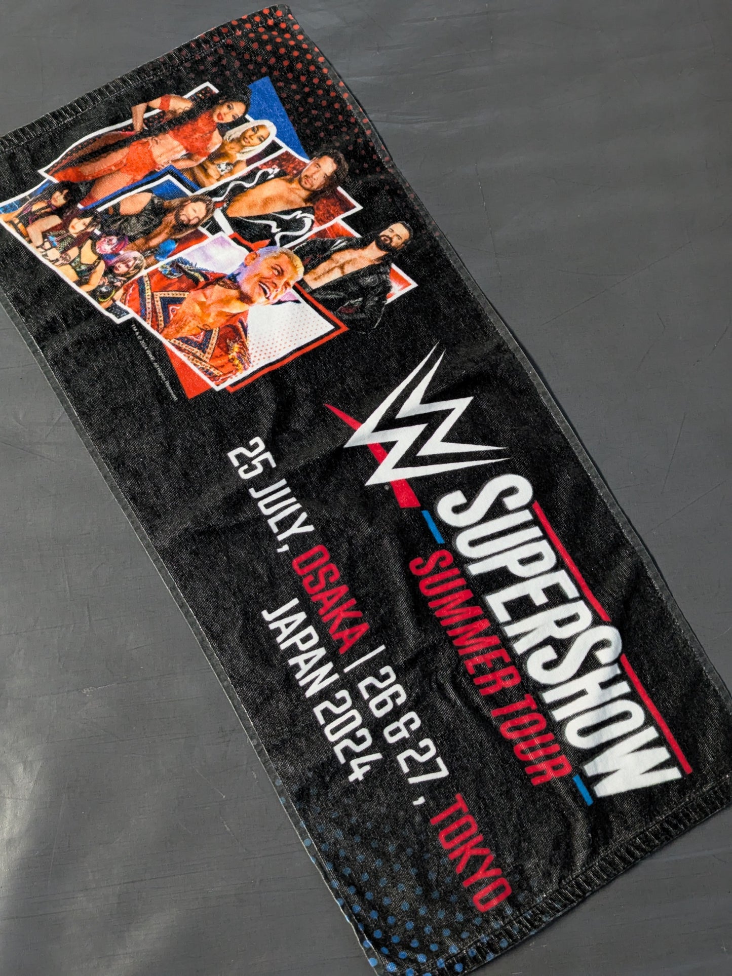 WWE SUMMER TOUR 2024 Japan Show Face Towel (B)