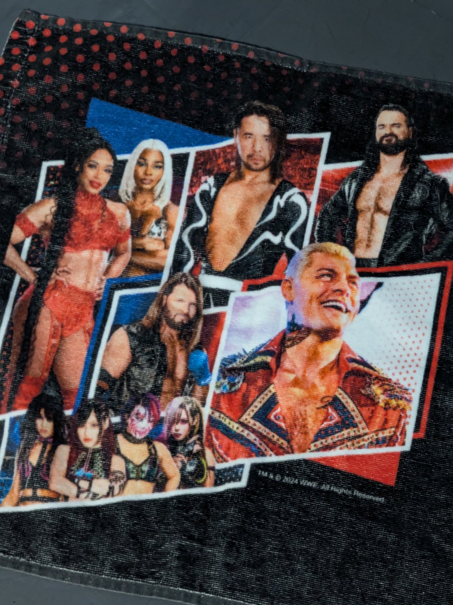 WWE SUMMER TOUR 2024 Japan Show Face Towel (B)