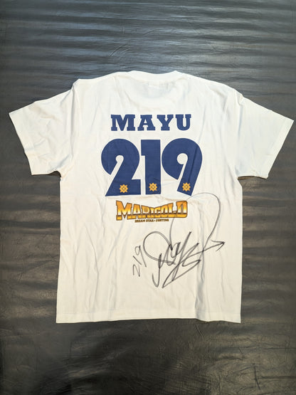 【直筆サイン入り】岩谷麻優 #219 マリーゴールド背番号 Tシャツ(ホワイト)