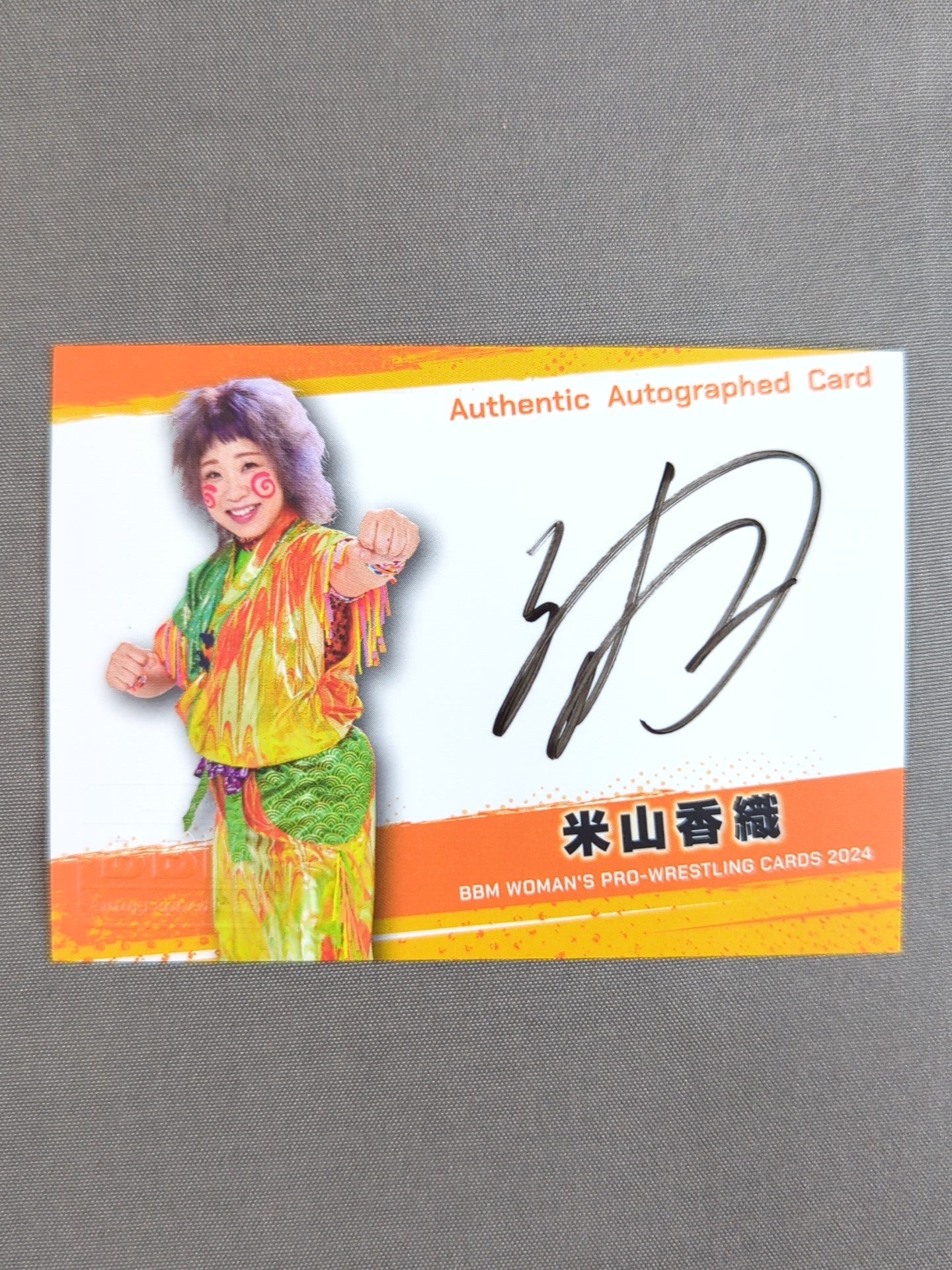 2024 BBM Kaori Yoneyama  Formula autographed card 
