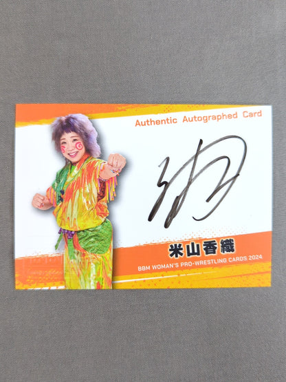 2024 BBM Kaori Yoneyama  Formula autographed card 