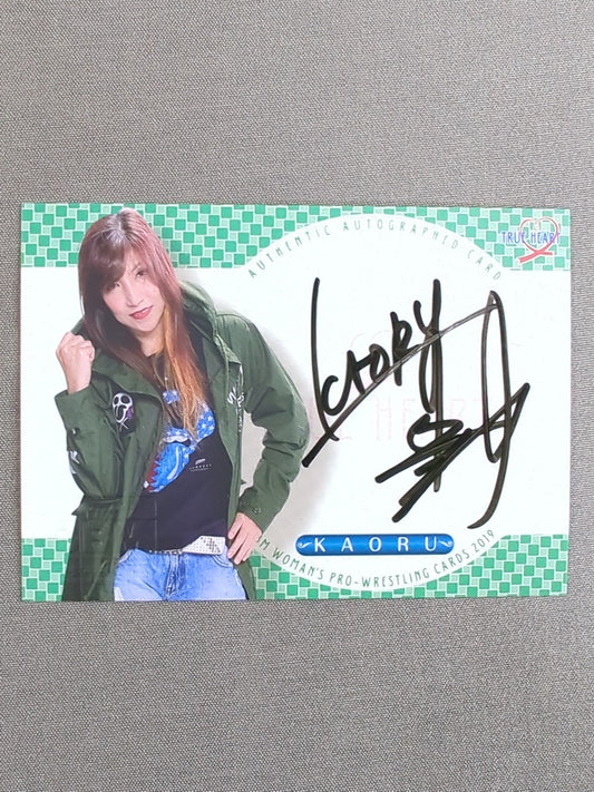 2019 BBM KAORU 公式サインカード