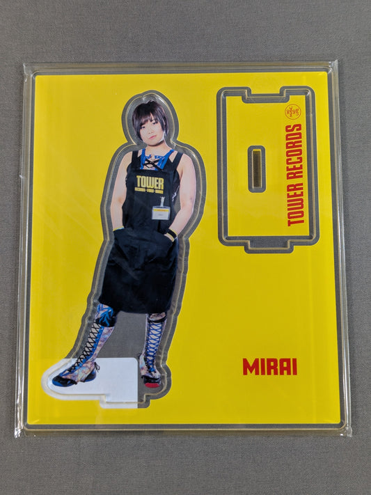 MIRAI トレーディング アクスタプレート(STARDOM×TOWER RECORDS)