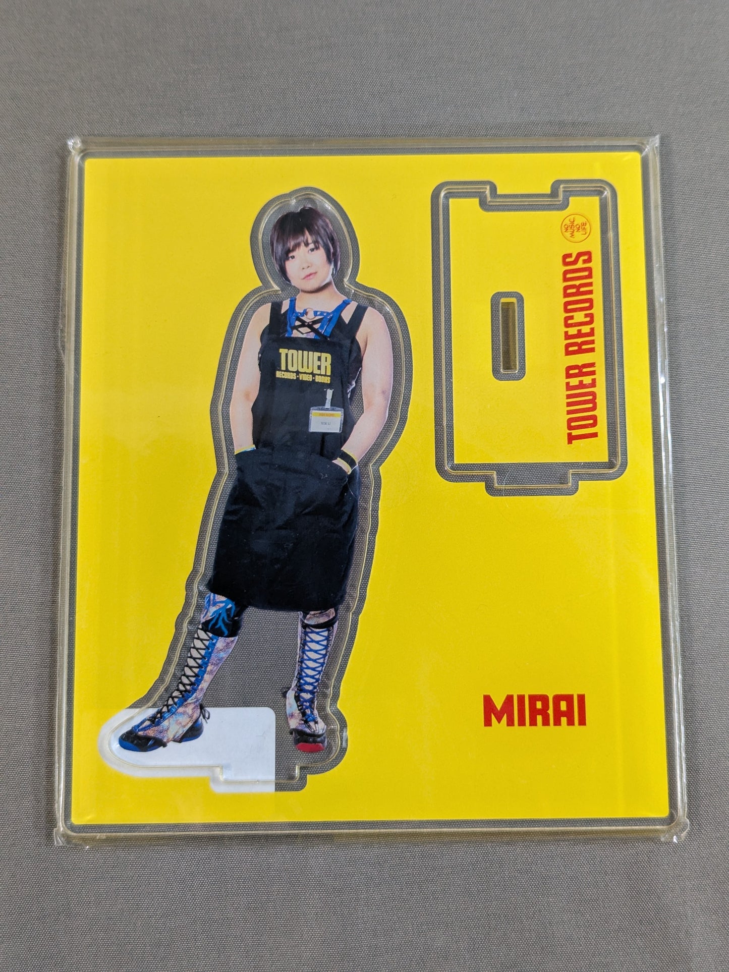 MIRAI トレーディング アクスタプレート(STARDOM×TOWER RECORDS)