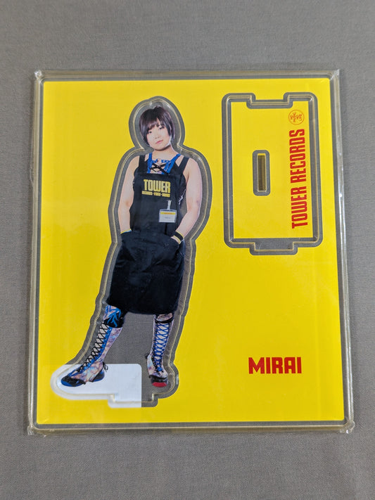 MIRAI トレーディング アクスタプレート(STARDOM×TOWER RECORDS)