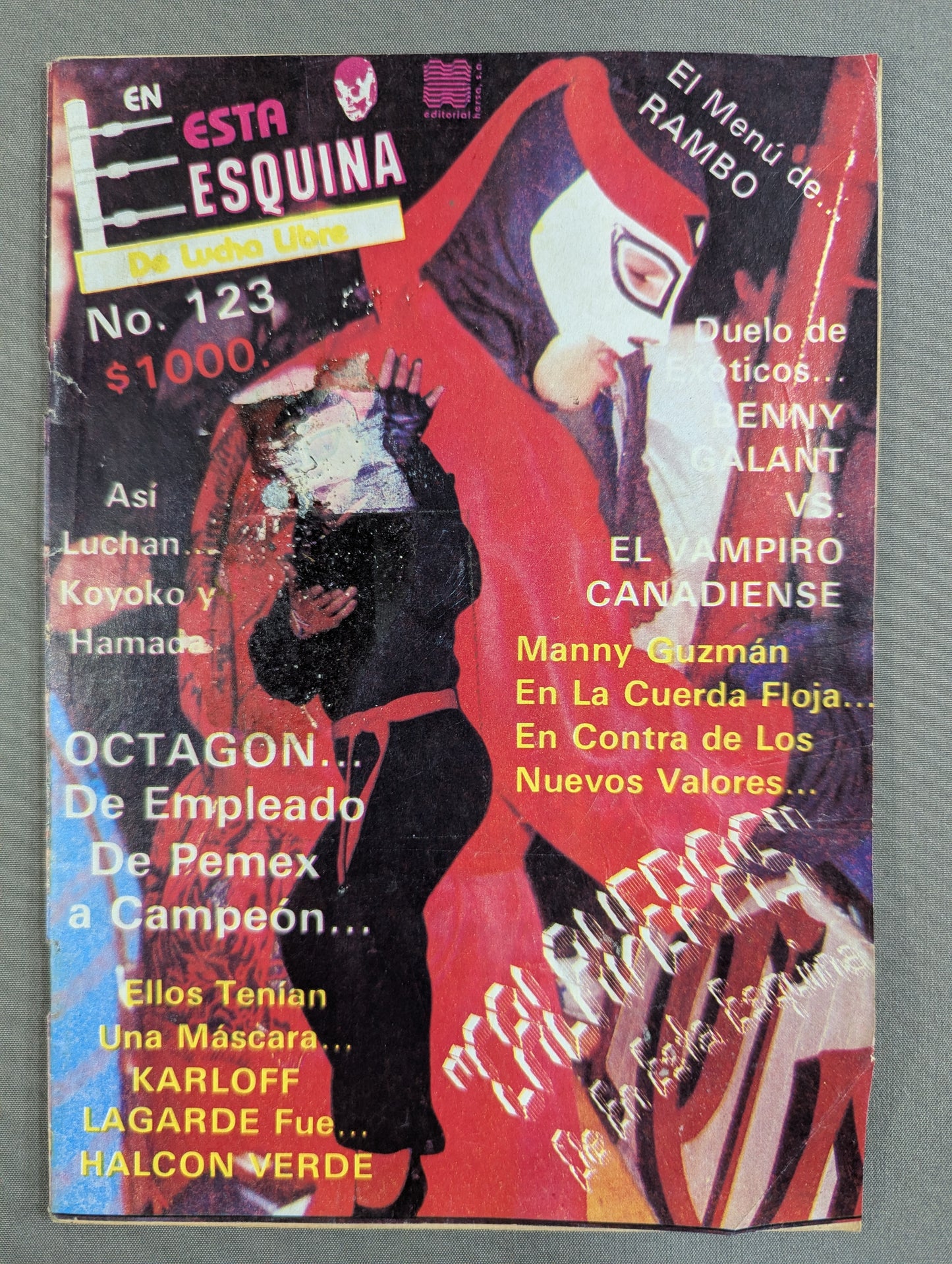 EN ESTA ESQUINA De Lucha Libre No.123