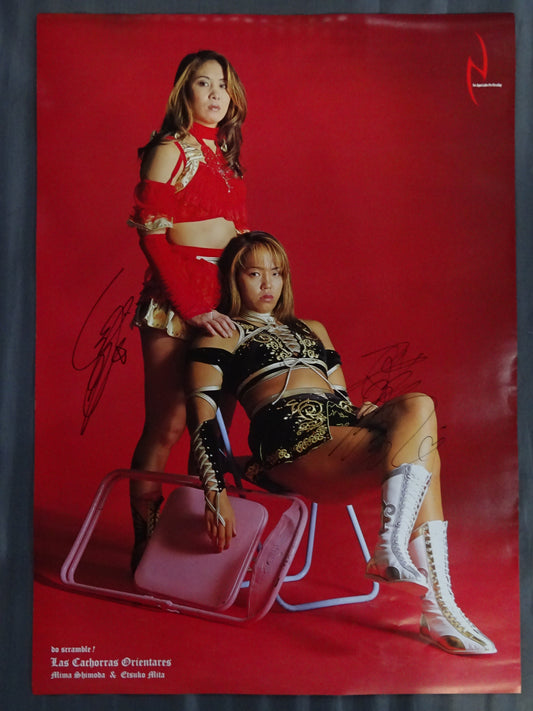 【下田美馬＆三田英津子直筆サイン入り】ラスカチョ ポスター