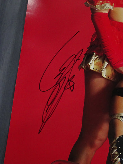 [Mima Shimoda & Etsuko Mita hand signed autograph 】Lascacho Poster