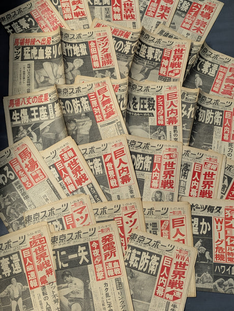 ★プロレス詳報 1面★ 東京スポーツ 1966年3月14日号～1967年3月17日号