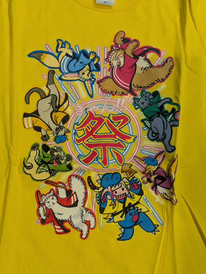 ウナギ・サヤカ「ウナギ祭」Tシャツ(イエロー)