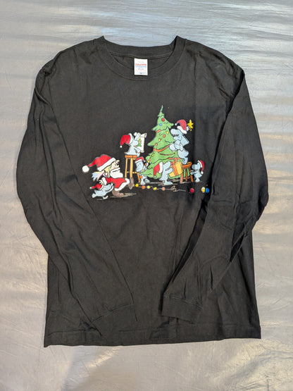 ウナギ・サヤカ「すてふぁん」ロングスリーブTシャツ(クリスマスver.)