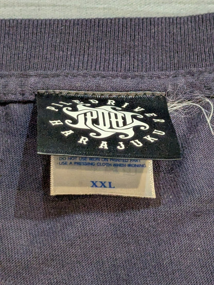 鈴木みのる「GOTCH STYLE PILE DRIVER」Tシャツ①(ネイビー)