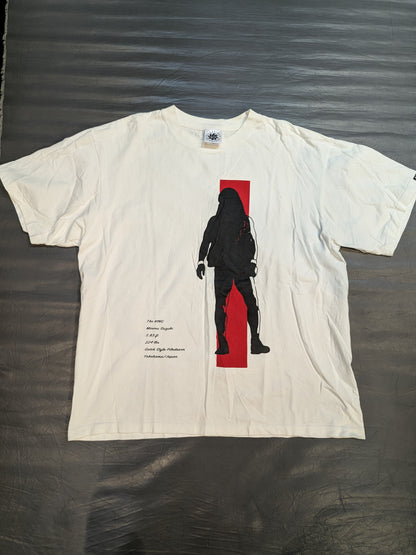 鈴木みのる「RED LINE」Tシャツ(ホワイト)
