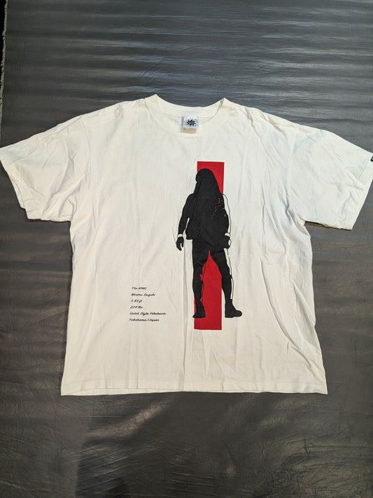 鈴木みのる「RED LINE」Tシャツ(ホワイト)