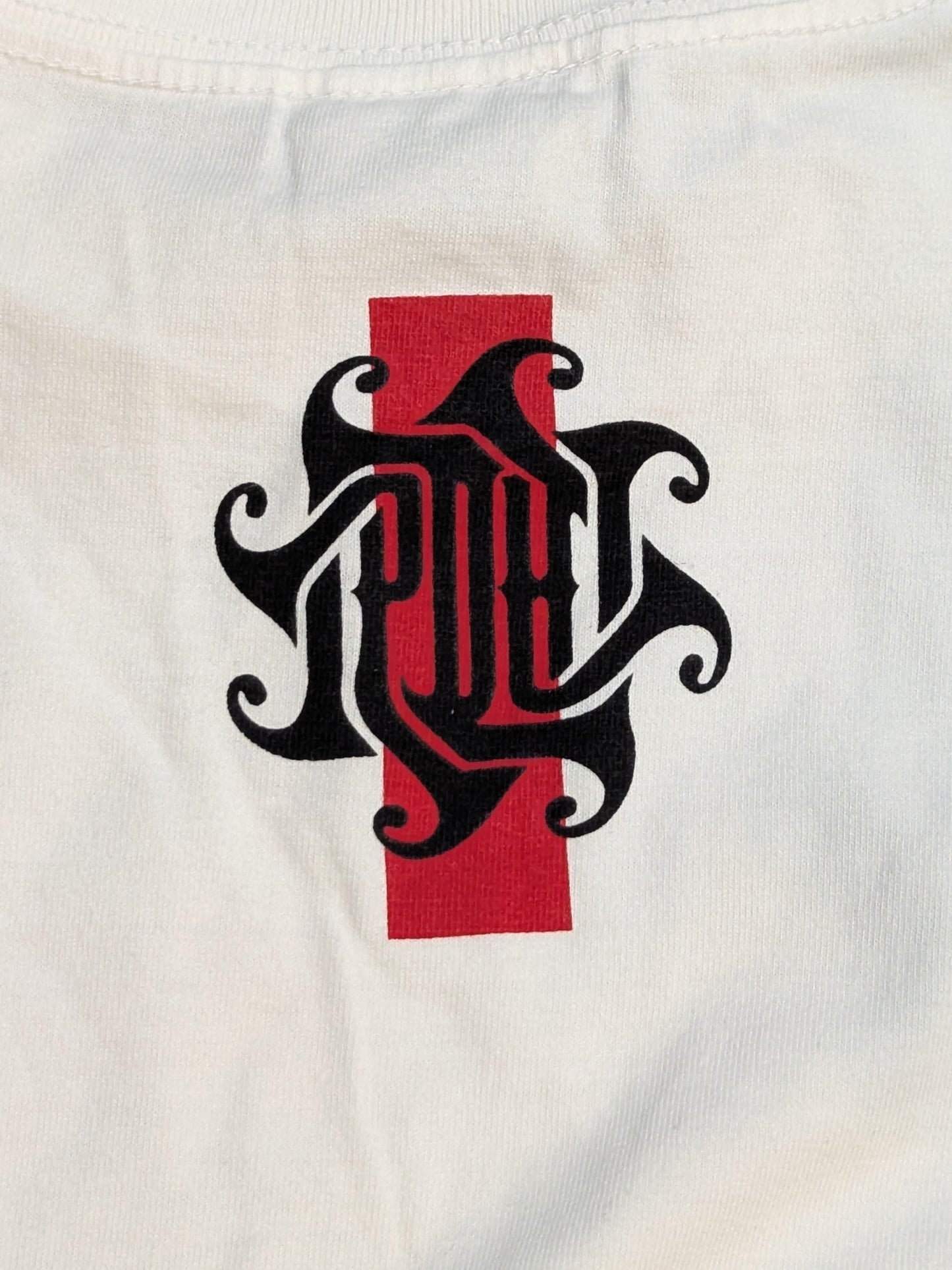 鈴木みのる「RED LINE」Tシャツ(ホワイト)