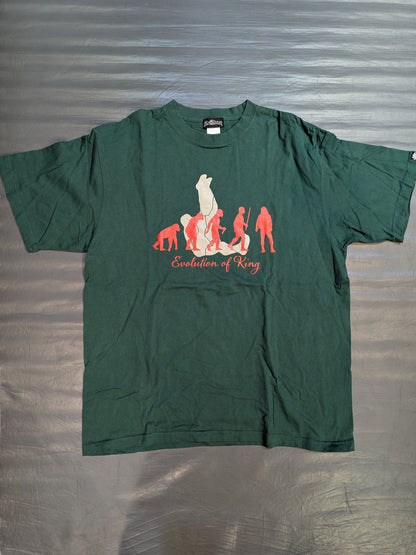 鈴木みのる「Evolution of KING」Tシャツ(アイビーグリーン)