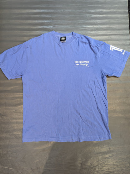 パイルドライバー「PDFCPBPV」Tシャツ(フローブルー)